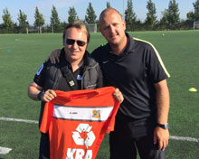 Rory Roubos (FC Volendam) jersey presentation